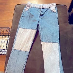 Color block jeans wore a few times